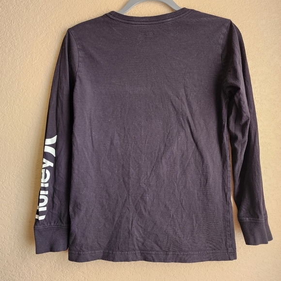 Hurley Long Sleeve Black shirt with camo logo Size L - Picture 7 of 12